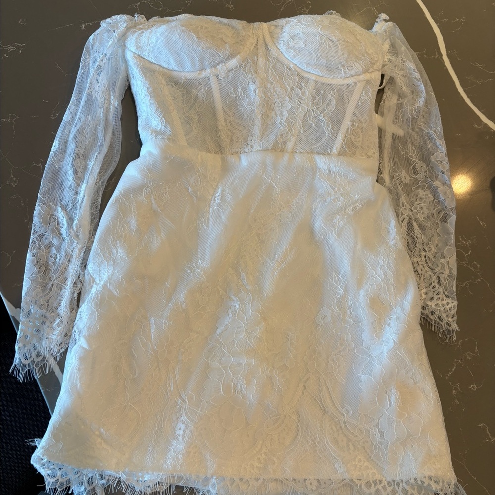 White Lace Dress
